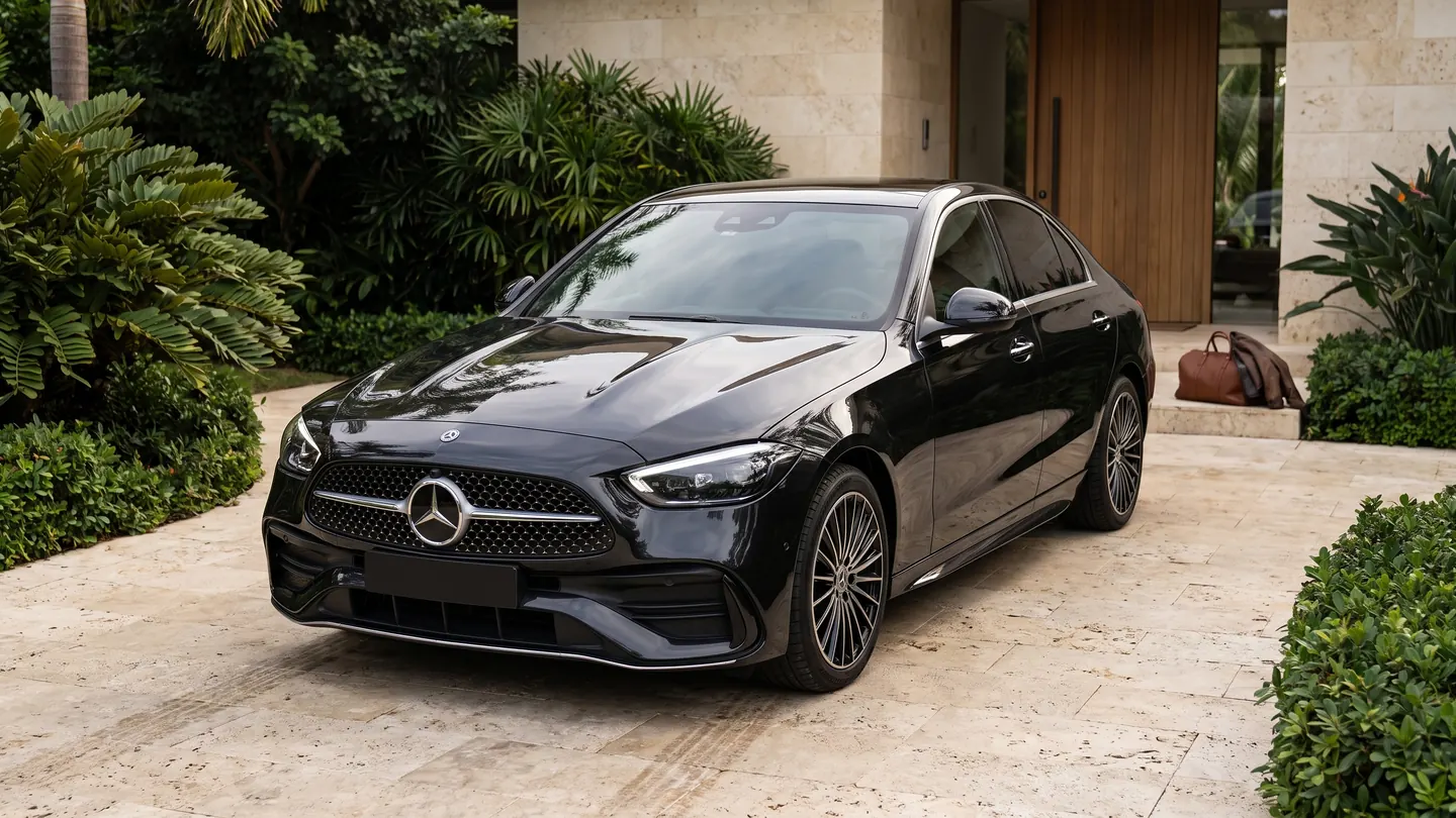 Mercedes-Benz C200 — vista dianteira